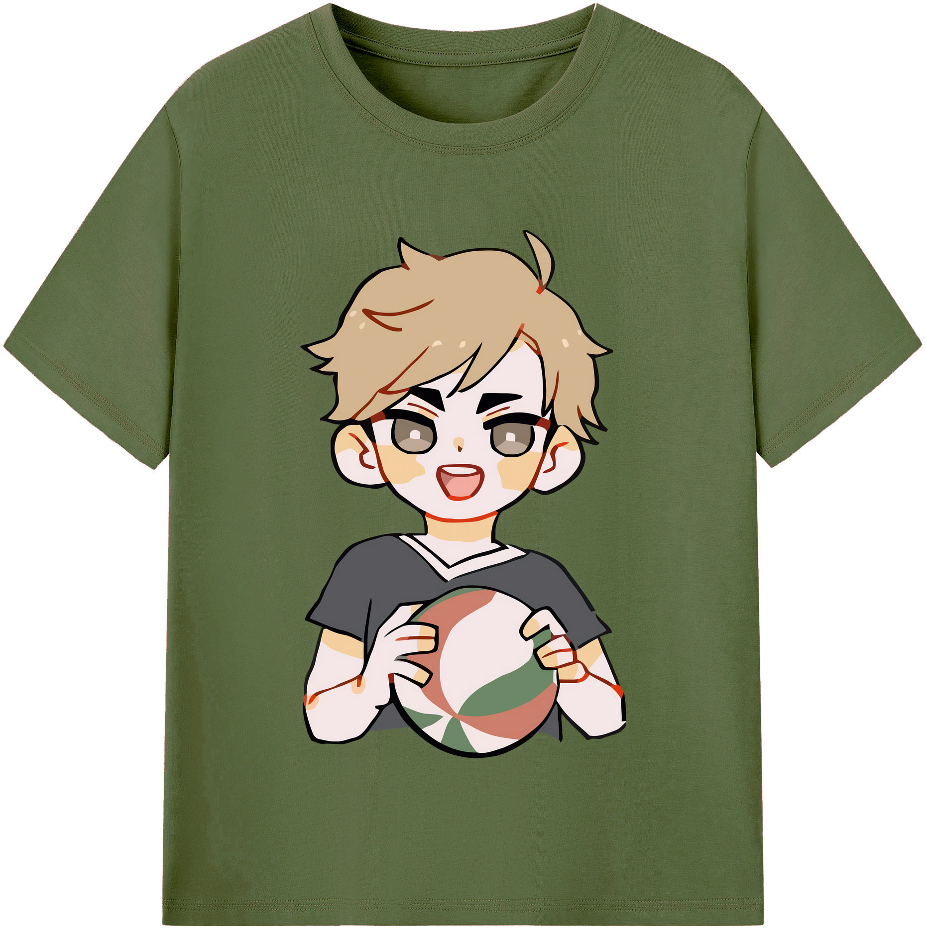 （画像用） ハイキュー!! Haikyu!! 綿100％半袖Tシャツ（フロントプリント）